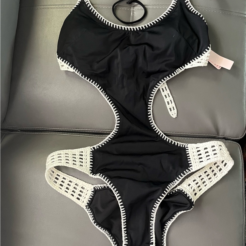 Victoria’s Secret black one piece suit